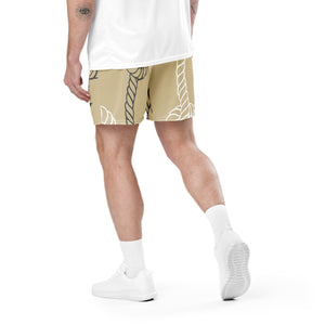 Gold Ropes Unisex mesh shorts