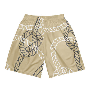 Gold Ropes Unisex mesh shorts