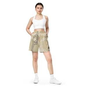 Gold Ropes Unisex mesh shorts