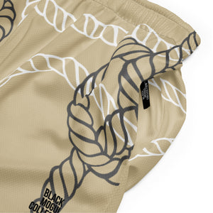 Gold Ropes Unisex mesh shorts