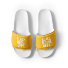 Load image into Gallery viewer, Black Mogul Dept. Women&#39;s slides
