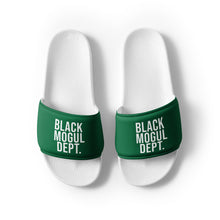 Load image into Gallery viewer, Black Mogul Dept. Women&#39;s slides
