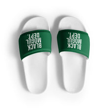 Load image into Gallery viewer, Black Mogul Dept. Women&#39;s slides
