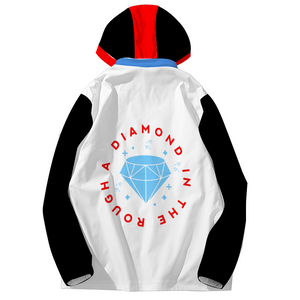 " A Diamond In The Rough" Windbreaker jacket