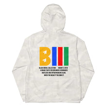 Load image into Gallery viewer, Black Mogul Draw Four Unisex lightweight zip up windbreaker
