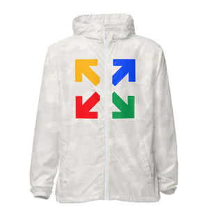 Black Mogul Draw Four Unisex lightweight zip up windbreaker
