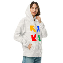 Load image into Gallery viewer, Black Mogul Draw Four Unisex lightweight zip up windbreaker
